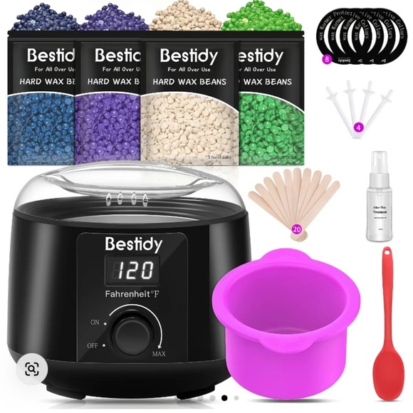 Bestidy Wax Warmer Kit with Hard Wax Beans - Picture 6 of 9